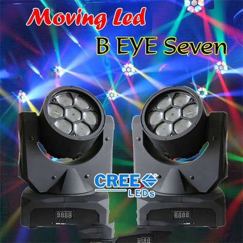 Đèn moving head mắt ong BEE-EYE 7 mắt