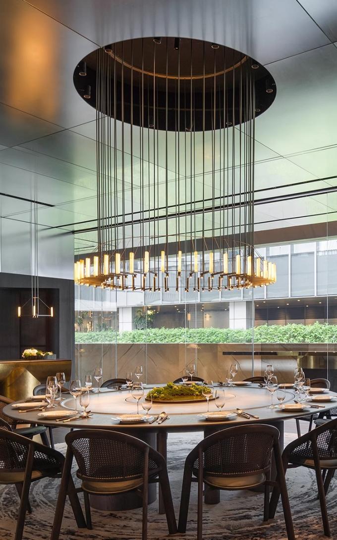 Ứng dụng tùy chỉnh Modern Large Marble Pendant Light Nordic Design Brass Metal Dining Room Kitchen Hotel Bar Sử dụng trong nhà
