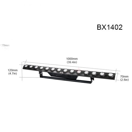 Đèn chiếu tia ma trận 14 × 3W LED 2IN1