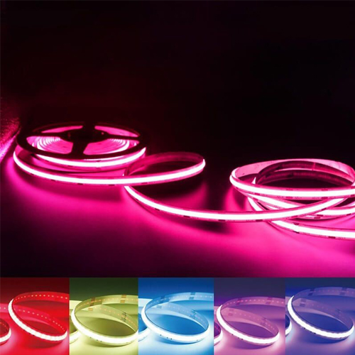 Cuộn led COB dải ánh sáng nhiều màu RGB DC24V