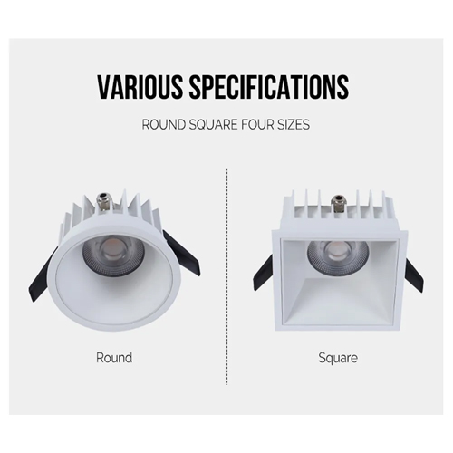 Đèn LED downlight vuông 38W