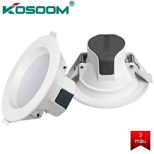 Đèn LED âm trần 3 màu KOSOOM 7W DL-KS-TDST-7-DM