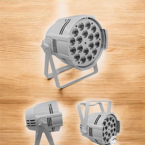 Đèn par led 18x10w màu trắng 4 in 1 LCC-P1810T cho đám cưới, hội nghị