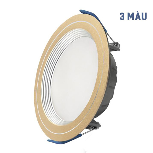 ĐÈN DOWNLIGHT LED VIỀN NHÔM BA MÀU ELD2028/7C