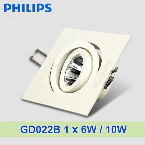 Đèn LED âm trần GD022B LED Philips 6W/10W