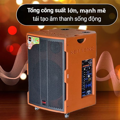 Loa kéo bình công suất lớn Lovina KB115NC - Hàng chính hãng