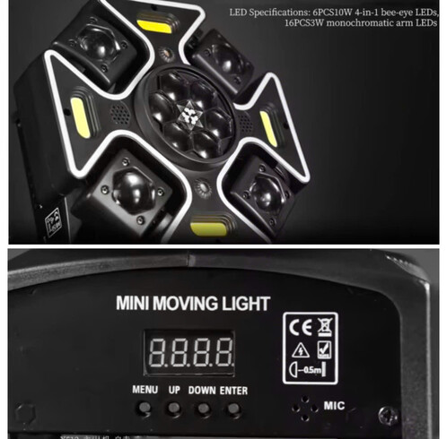 Đèn sân khấu 16 mắt PRO bản đặc biệt LCC LIGHTING LCC-16PRO