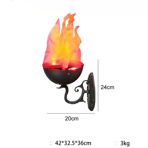 Đèn tường ngọn lửa giả LCC-BS007