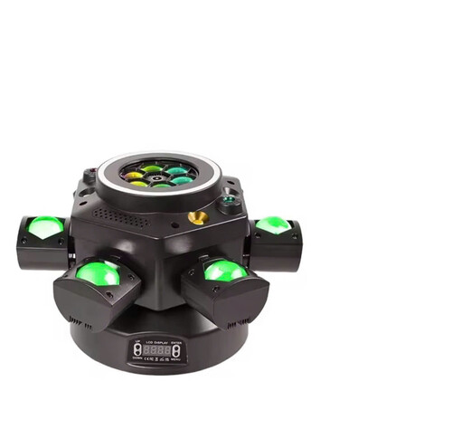 Đèn Sân Khấu Moving Gobo 6 Cánh 19 Mắt LCC LIGHTING 150W hiệu ứng LED Laser hoa văn Đèn karaoke quán bar
