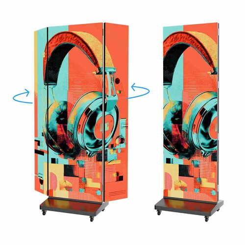 Màn hình áp phích LED gấp ba LCC-MGB