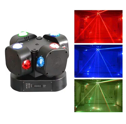 Đèn moving 4 đầu 16 mắt laser LCC-M4D