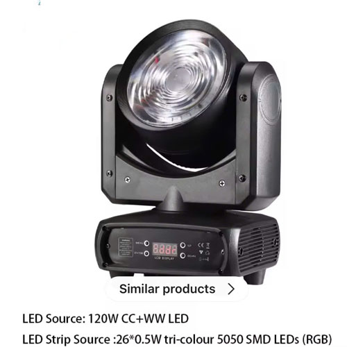 Đèn beam chiếu bề mặt hai màu 120W LCC-MH372C