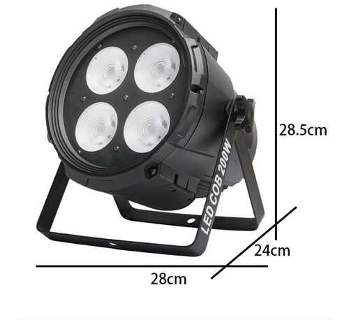 Đèn par cod 4x50w chống nước IP65 chiếu mặt tiền sân khấu  LCC-NY200