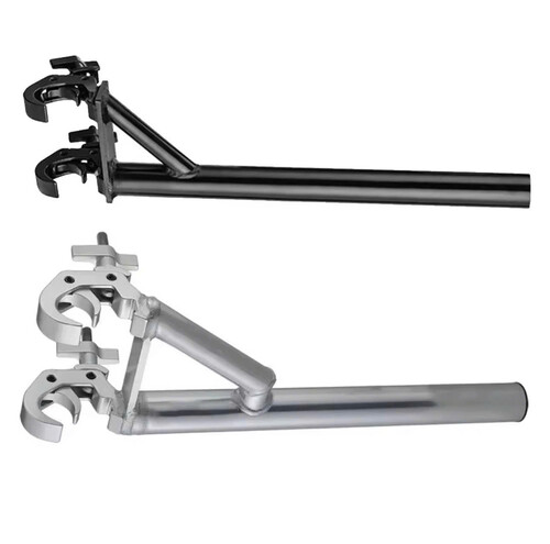 Tay treo đèn 48-51Mm tải 100kg LCC-4851 ống kép giàn móc nhôm ánh sáng sân khấu Doubletruss kẹp