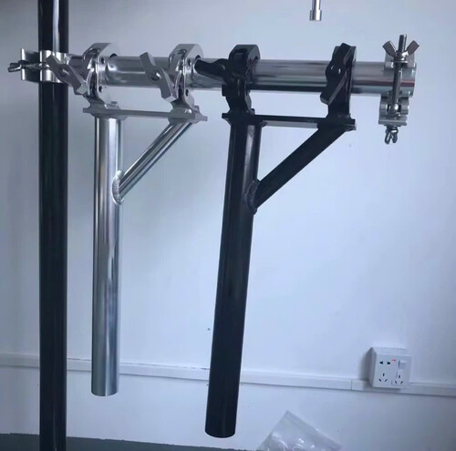 Tay treo đèn 48-51Mm tải 100kg LCC-4851 ống kép giàn móc nhôm ánh sáng sân khấu Doubletruss kẹp