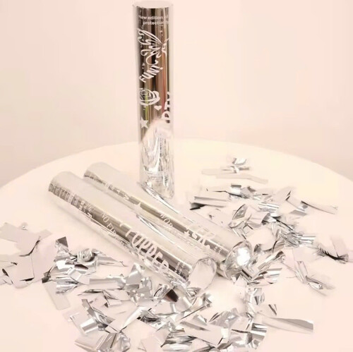 Pháo giấy kim tuyến vàng hồng dùng một lần 38CM cho lễ tốt nghiệp, đám cưới, sinh nhật, Lễ Tạ ơn, Giáng sinh, và Tết Dương lịch