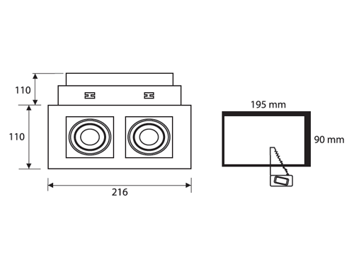 Đèn Downlight LED OLA26L12