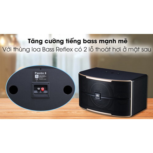 Loa Karaoke JBL Pasion 8 (Bass 20cm) Đủ CO-CQ