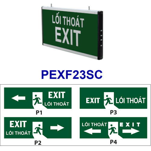 Đèn thoát hiểm PEXF23SC