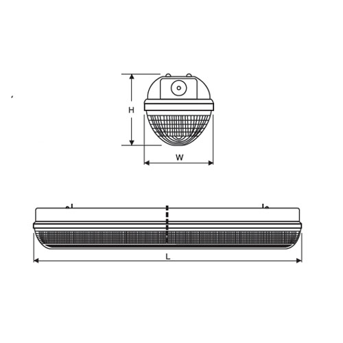 Bộ Đèn Chống Thấm Chống Bụi PIFH118L10