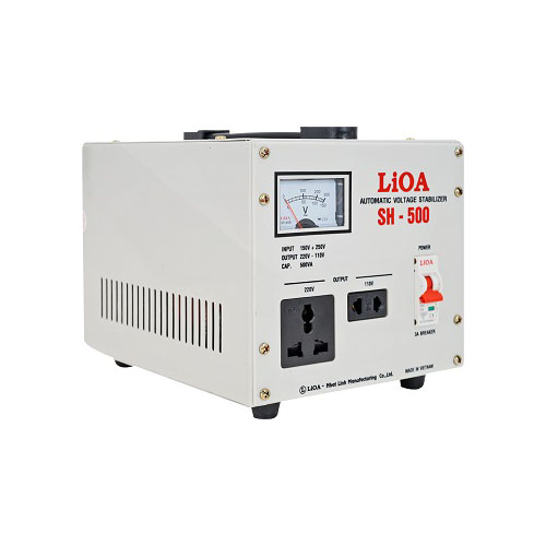 LIOA 500W, LIOA SH 500II, LIOA 500VA, ỔN ÁP 0,5KVA CHUYÊN DÙNG CHO MÁY TÍNH