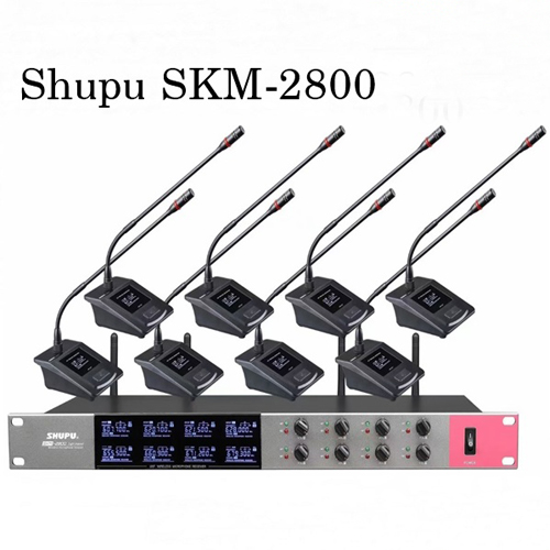 Hệ thống micro hội nghị không dây 8 Mic Shupu SKM2800