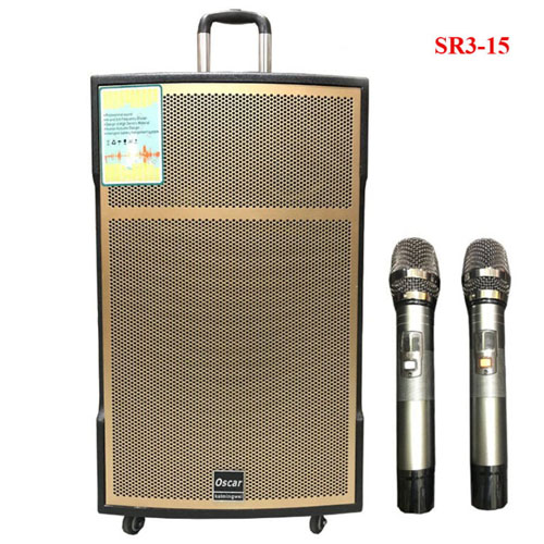 Loa kéo Oscar Kaimingwei SR3-15 bass 40 vỏ gỗ 3 đường tiếng