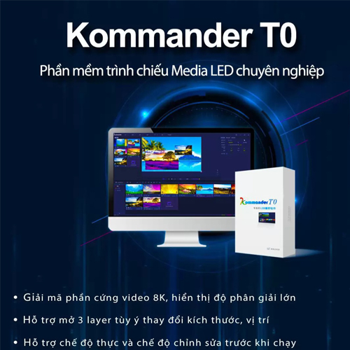 PHẦN MỀM HỖ TRỢ TRÌNH CHIẾU KOMMANDER-T0