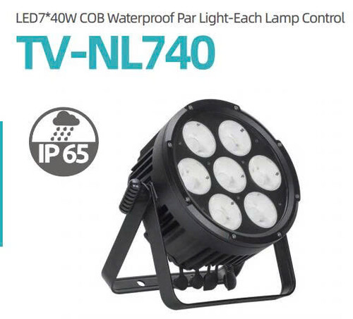 Đèn LED PAR chống thấm nước COB 7*40W TV-NL740