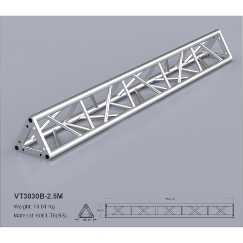 KHUNG TRUSS TAM GIÁC 300X300MM (KHÚC 2.5M)