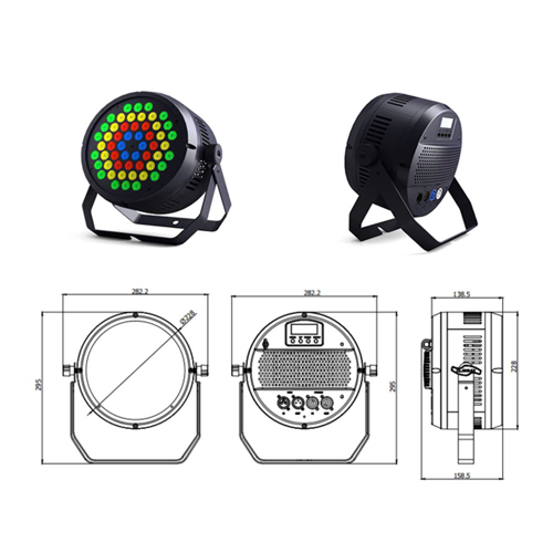 Đèn sân khấu LCC Lighting LCC-N54Q 54 bóng 4 trong 1 Par Light