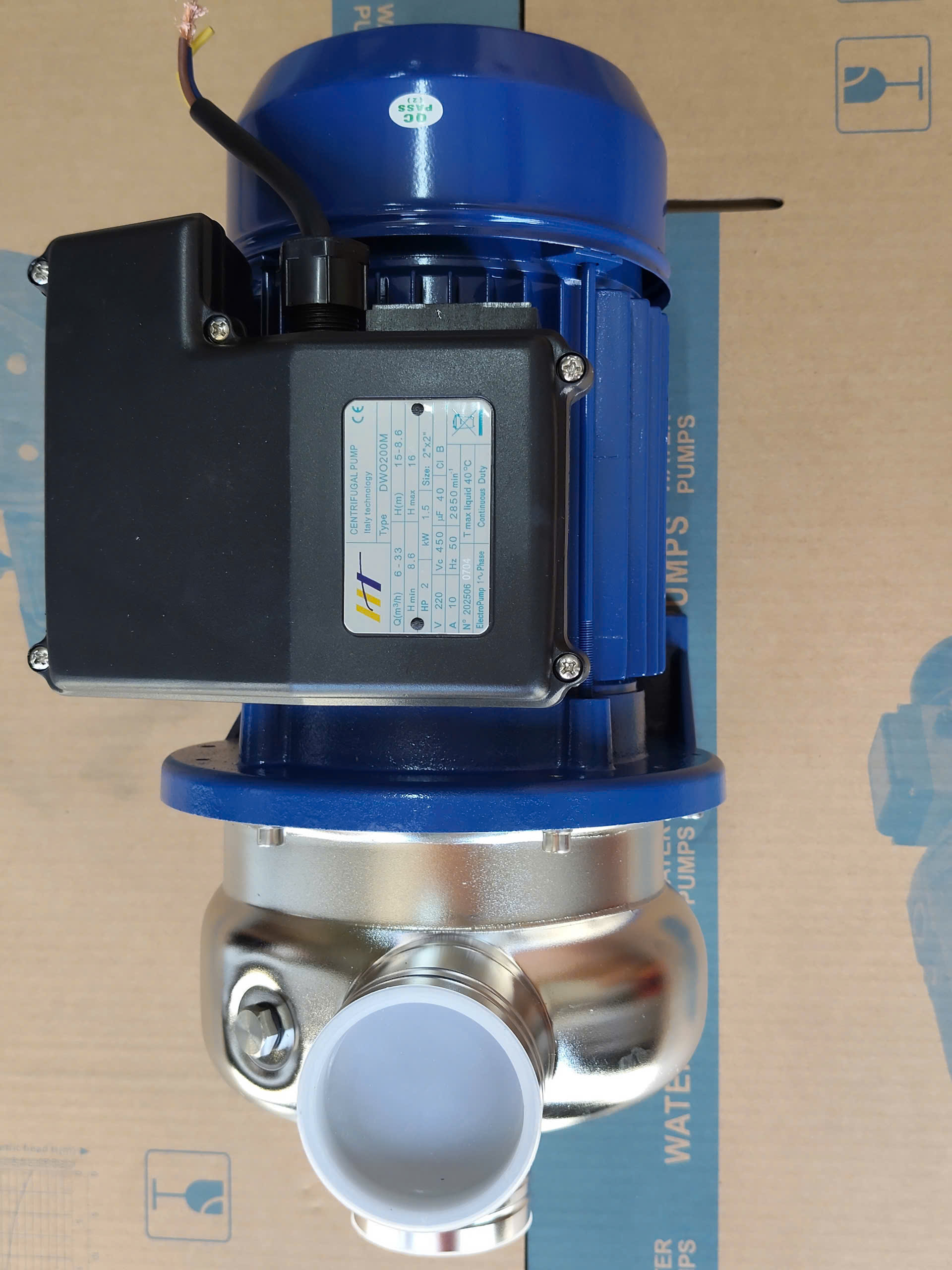 Máy bơm đầu Inox HT - DWO200M