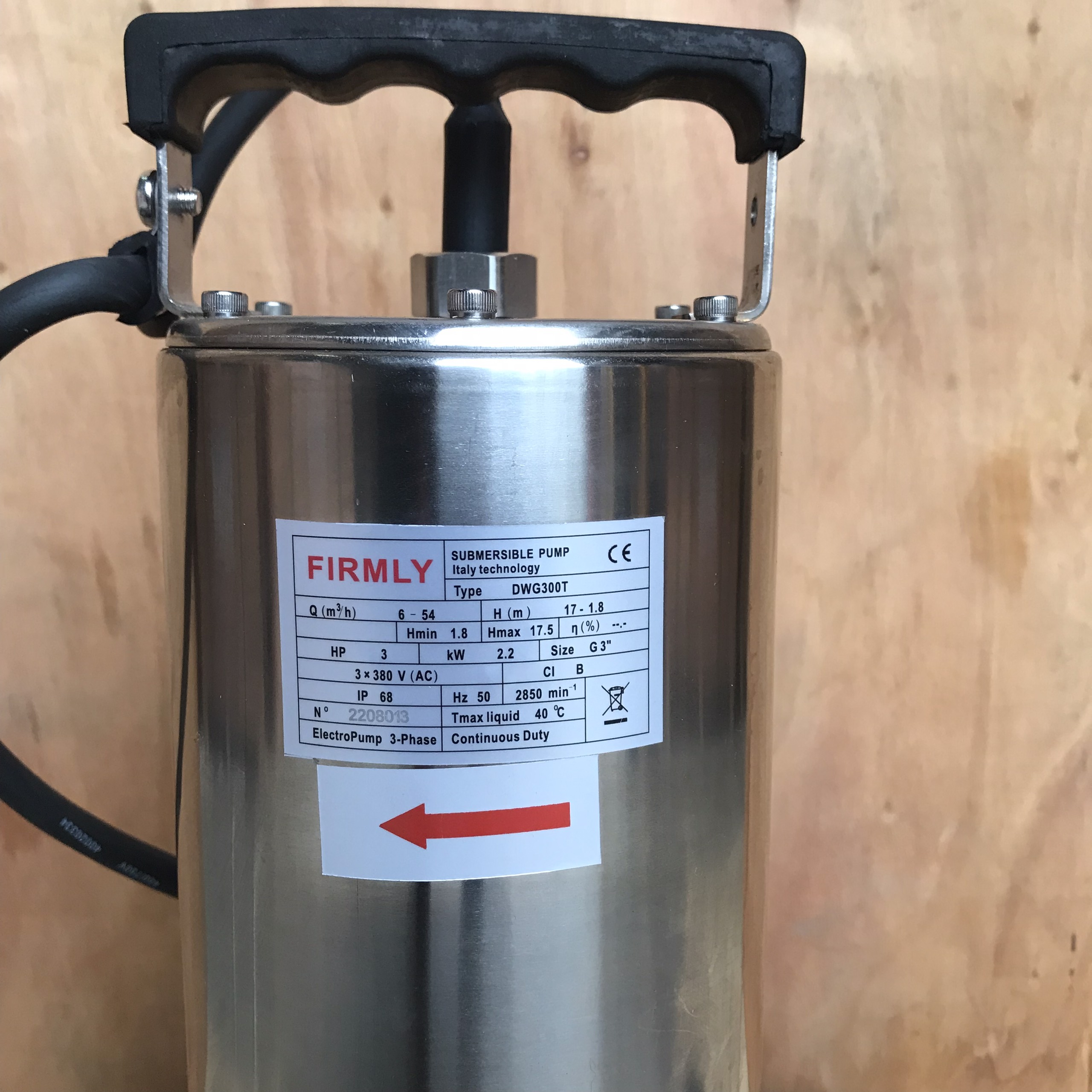 Bơm chìm thải Inox FIRMLY DWG300T