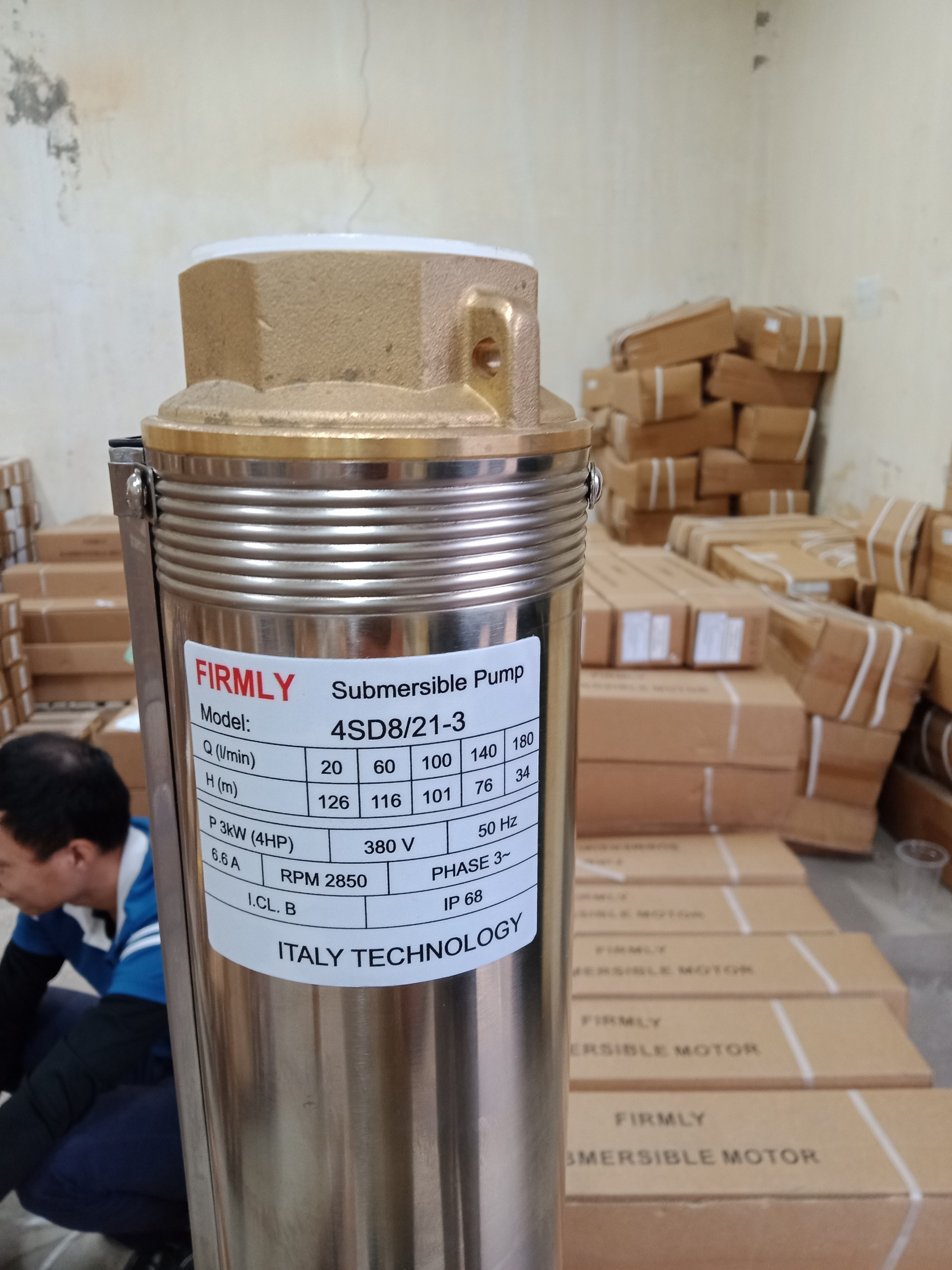 Máy bơm giếng khoan 4SD8/21-3