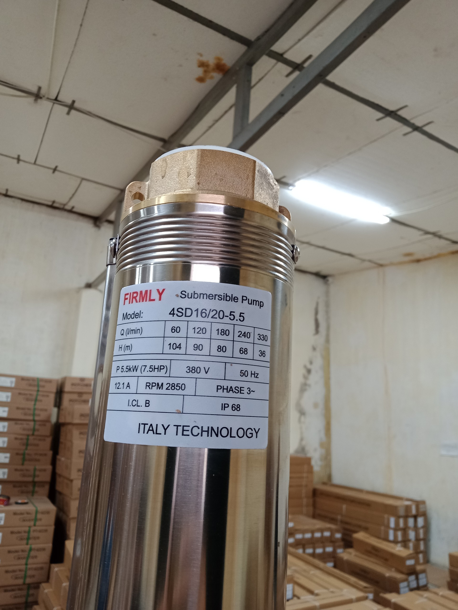 Máy bơm giếng khoan 4SD16/20-5.5