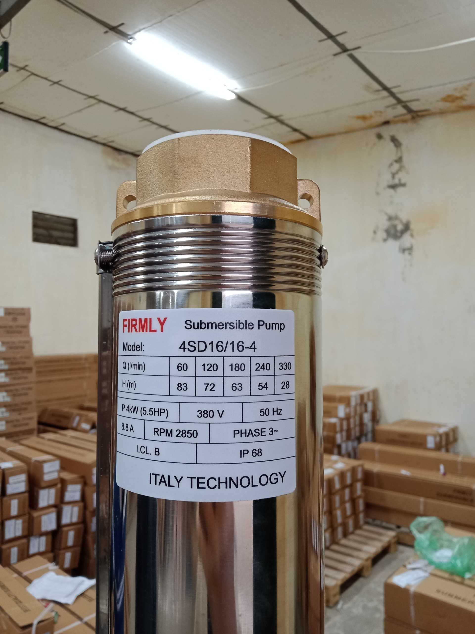 Máy bơm giếng khoan 4SD16/16-4