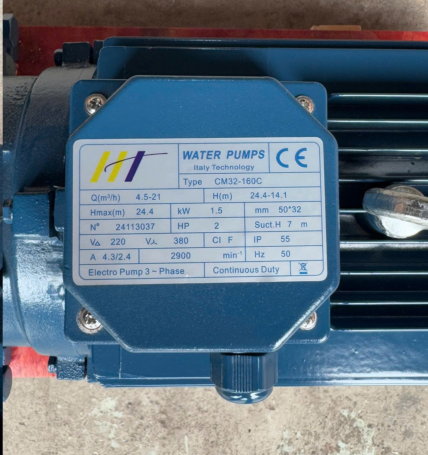 Máy bơm trục ngang HT CM32-160C