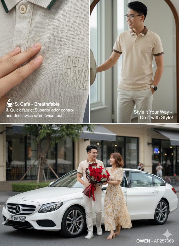 ÁO THUN POLO APV257069