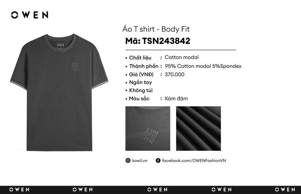 ÁO THUN T-SHIRT TSN243842