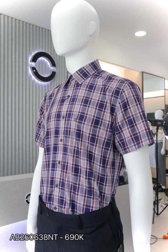 ÁO SƠ MI NGẮN TAY AB260638NT