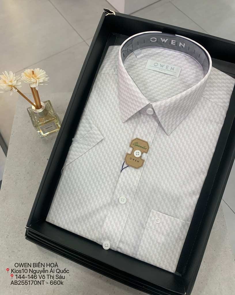 ÁO SƠ MI NGẮN TAY AB255170NT