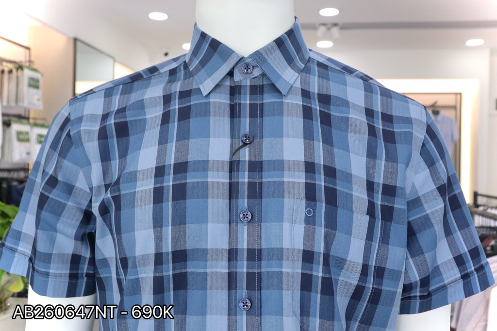 ÁO SƠ MI NGẮN TAY AB260647NT