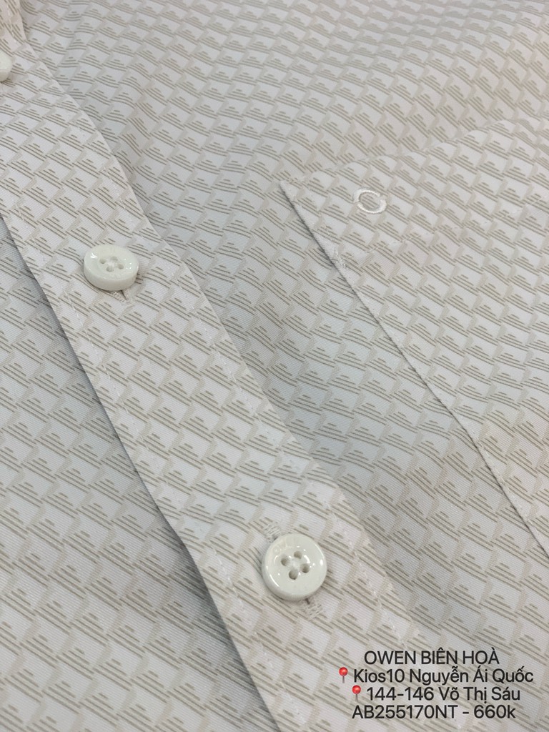 ÁO SƠ MI NGẮN TAY AB255170NT