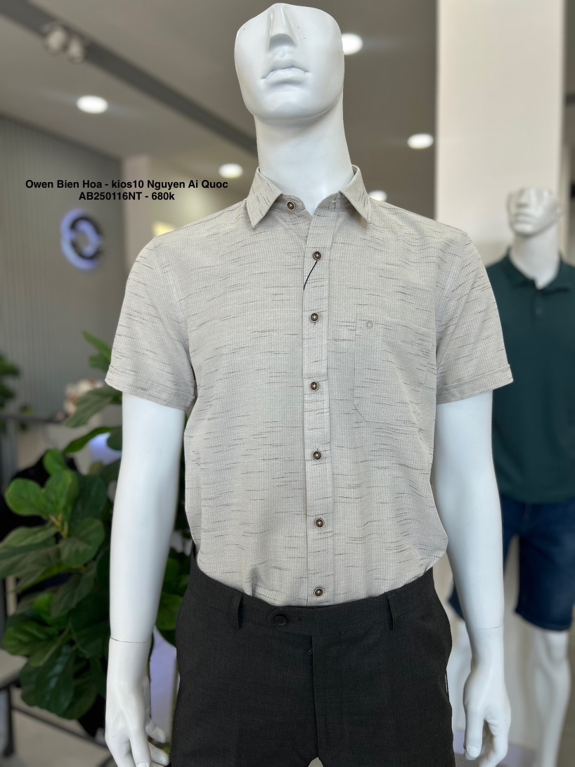 ÁO SƠ MI NGẮN TAY AR250112NT