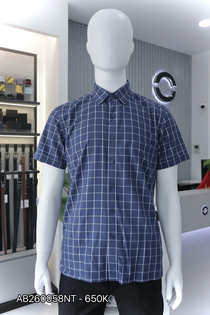 ÁO SƠ MI NGẮN TAY AB260058NT