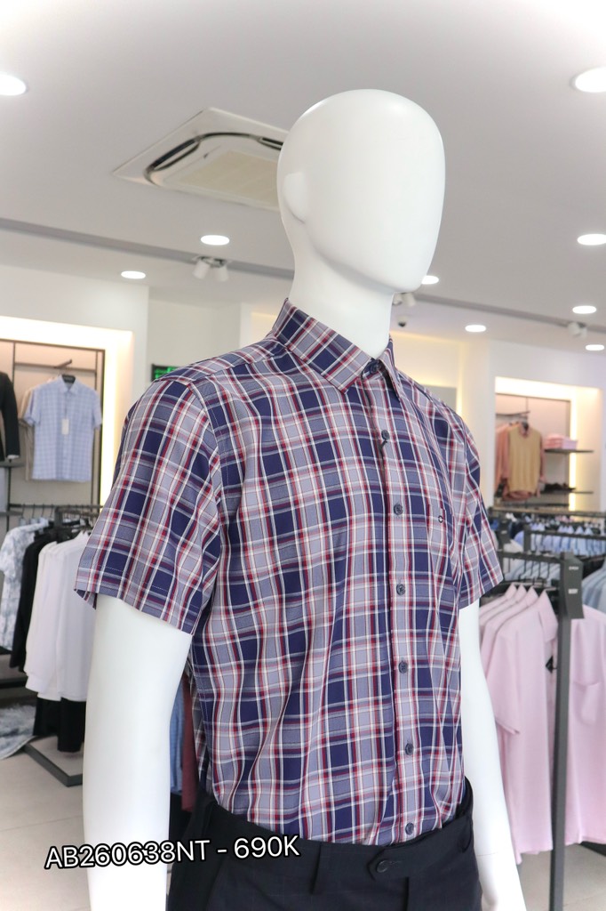 ÁO SƠ MI NGẮN TAY AB260638NT