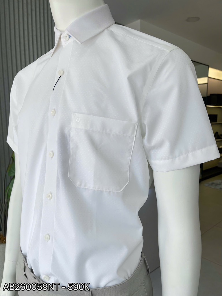 ÁO SƠ MI NGẮN TAY AB260059NT
