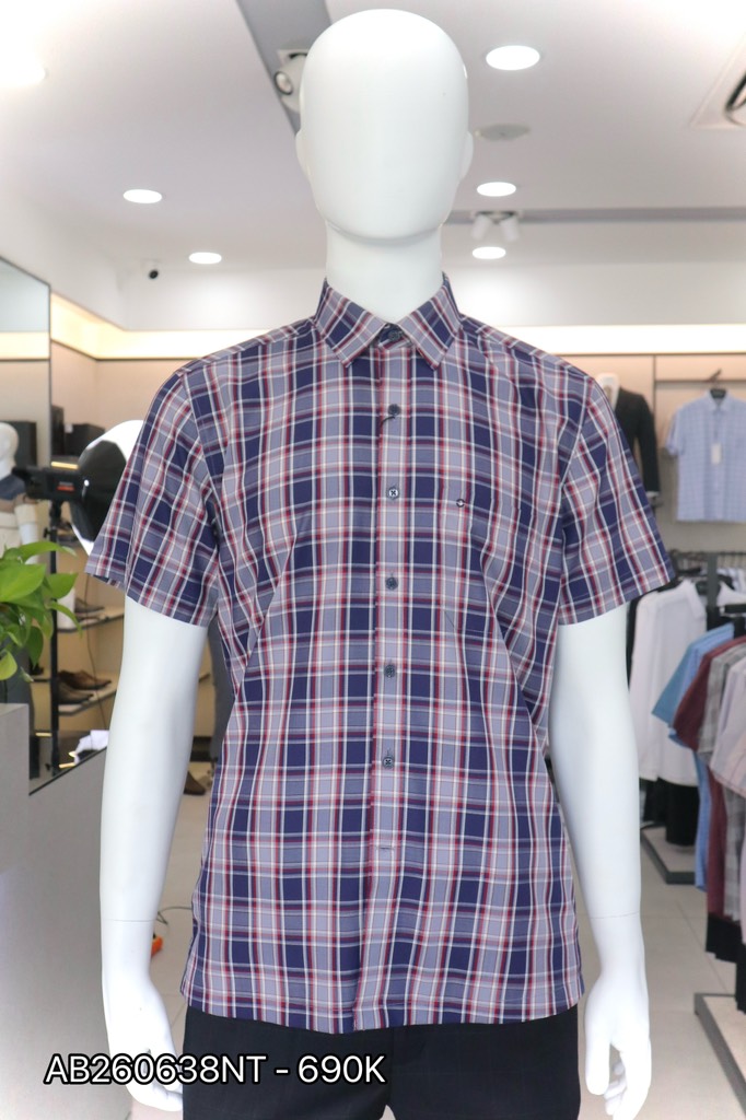 ÁO SƠ MI NGẮN TAY AB260638NT