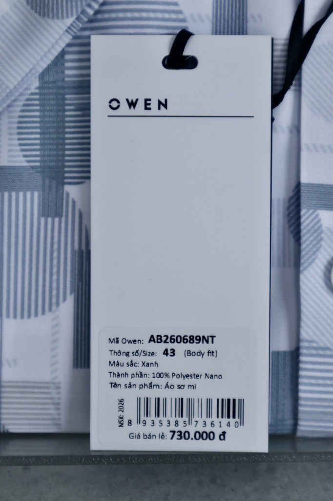 ÁO SƠ MI NGẮN TAY AB260689NT