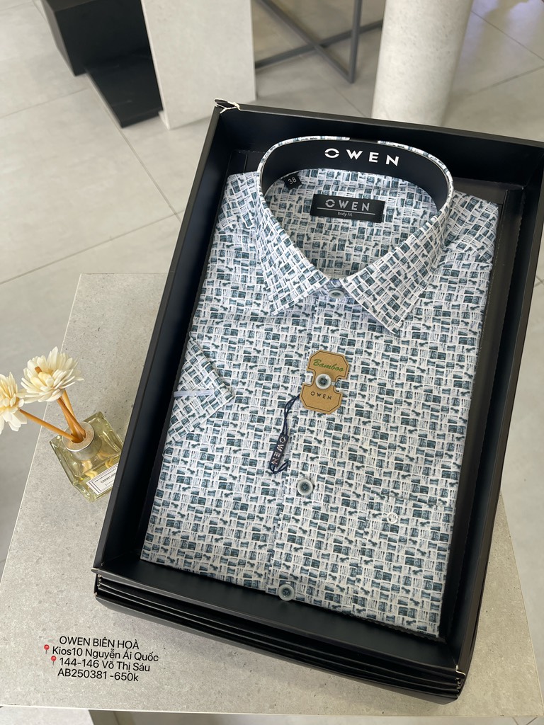 ÁO SƠ MI NGẮN TAY AB250381NT